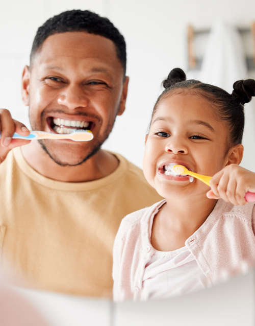Dentists with a patient during a dental intervention